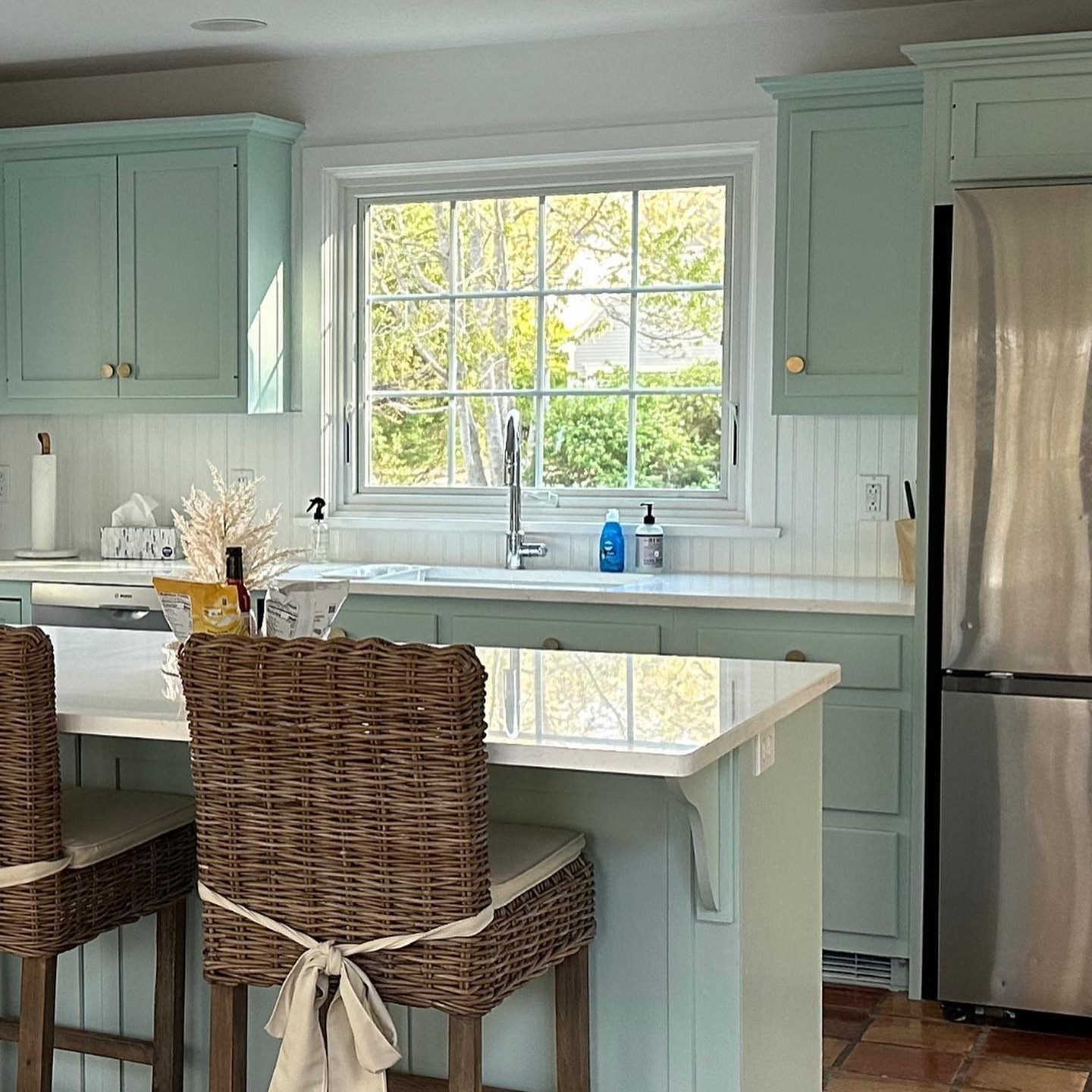 Awning window in kitchen